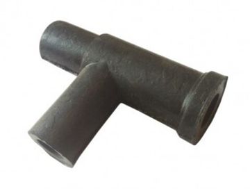 Патрубок для крышки ведра резиновый 3х концевой ДПР 31.004