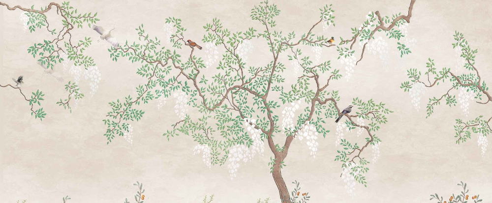 Дизайнерские обои-фрески. Коллекция: Garden, Артикул ff214.