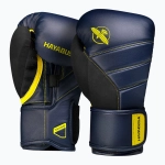 Боксёрские перчатки Hayabusa T3 navy/yellow