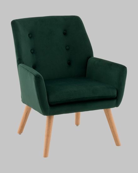 Кресло Райт тёмно-зелёный