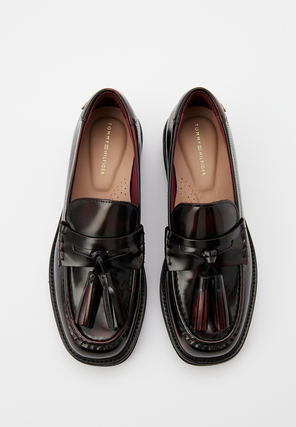 Лоферы женские TOMMY HILFIGER TASSEL SQUARISH TOE