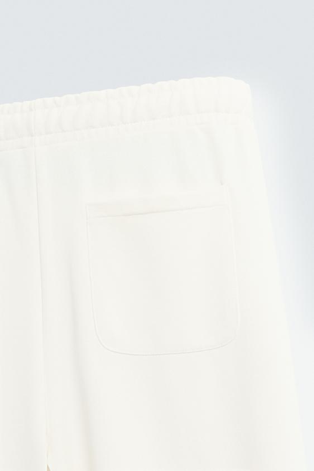 ZARA ДЖОГГЕРЫ WIDE-FIT, ЖЕЛТОВАТО-БЕЛЫЙ