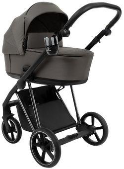 Детская коляска Roan Sol Luxury 3 в 1 с автокреслом Tutis Elo Lux Black RSL/4051 Taupe/Nikiel