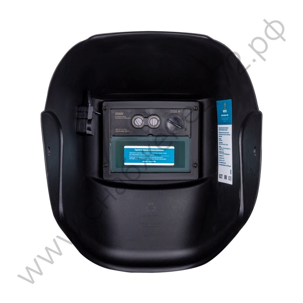 Маска сварщика VARTEG черная (ф-р 3500V, пр-во FoxWeld), без коробки
