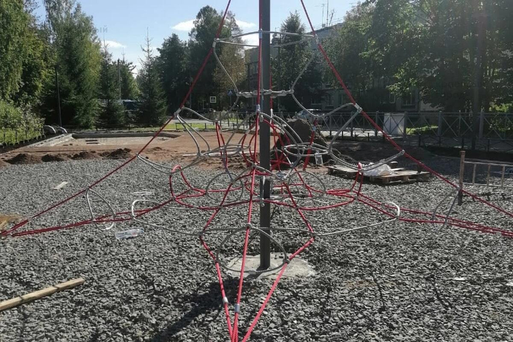 Пирамида канатная 6м