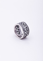 "Макатава" кольцо в серебряном покрытии