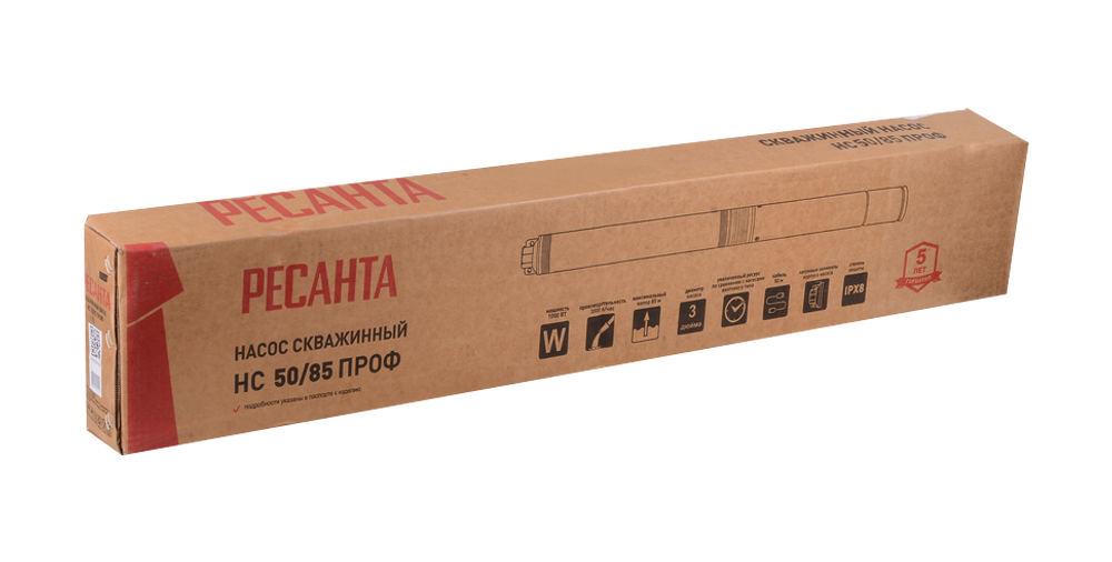 Скважинный насос Ресанта НС 50/85 ПРОФ