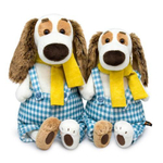 Бартоломей в штанах на бретельках и шарфе 27см.