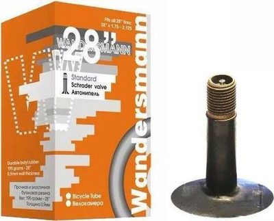 Камера велосипедная 28х1.75-2.125 прямой ниппель