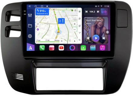 Магнитола для Nissan Patrol Y61 1997-2004 - FarCar 3259M монитор 9.5" QLED на Android 14, TS18, CarPlay, 4G SIM-слот