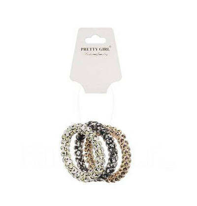 Pretty Girl 24-29003 Резинки-пружинки набор (3 шт), серый (*12*900)