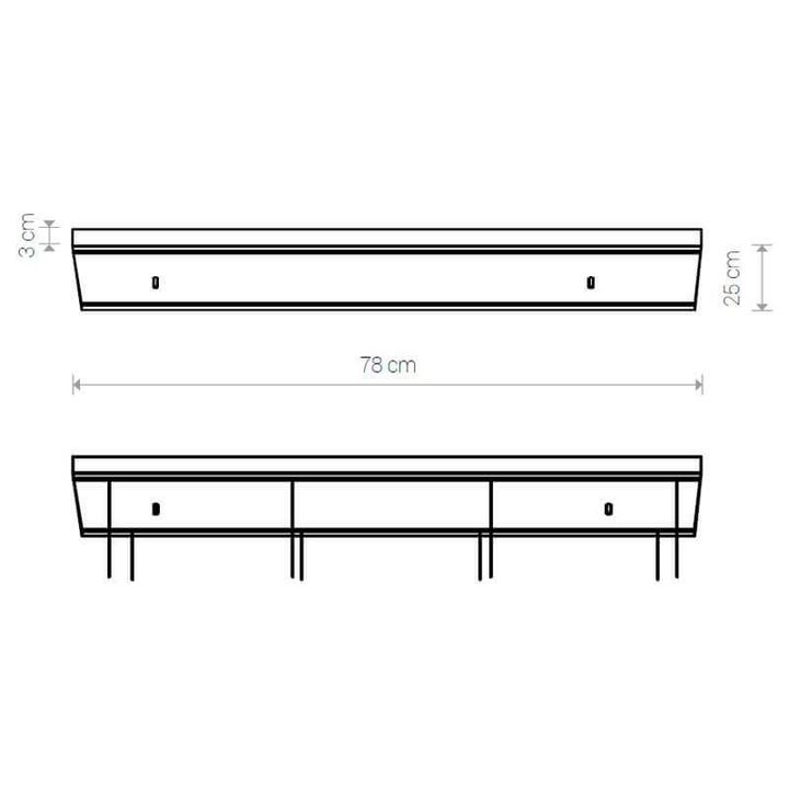 Основание для светильника Nowodvorski Cameleon Canopy C 780 8557