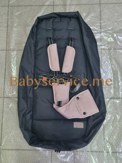 Текстиль сиденья Carrello Fortuna черный / роз