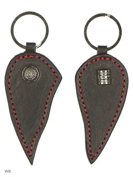 Брелок натуральная кожа