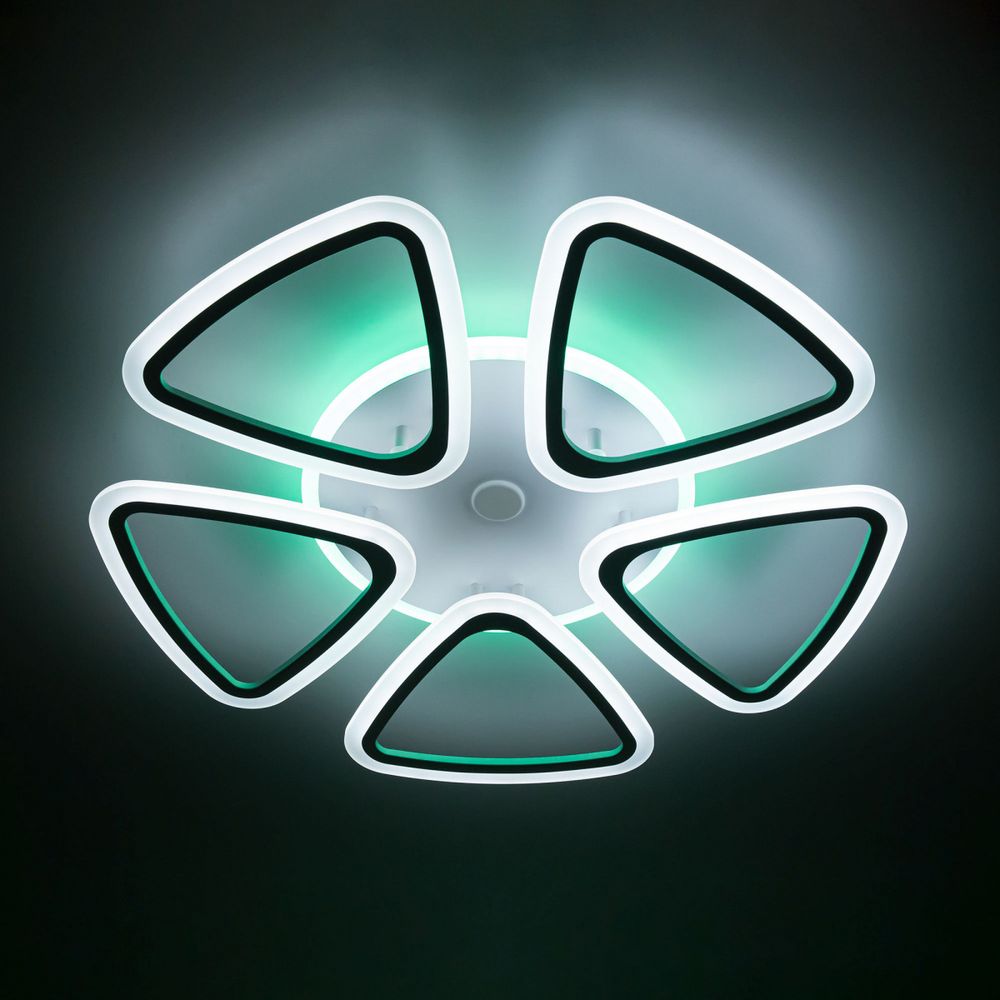 Citilux Мальта Смарт CL234A250E RGB Умная люстра Белая