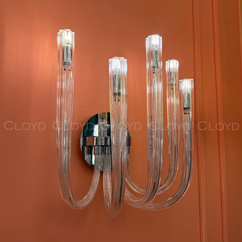 Бра Cloyd AEDA W5 / шир. 35 см - хром (арт.20465)