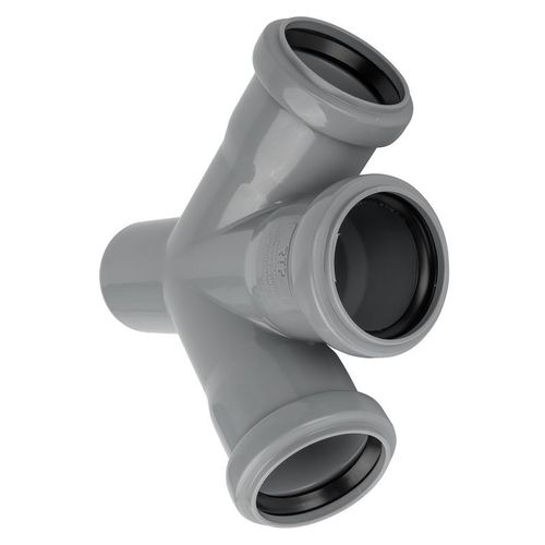 Тройник канализационный RTP 50х50х50 мм 45°