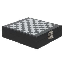 GAEM Шахматы и набор сомелье, 4 предм (штопор, пробка, кольцо, дозатор), L14,5 W17,5 H4,5 см