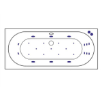 Акриловая ванна Excellent Oceana Slim Ultra 180x80 WAEX.OCE18S.ULTRA