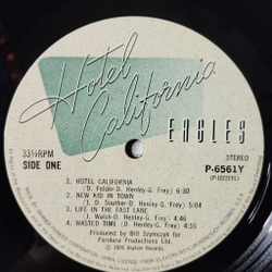 Винтажная виниловая пластинка LP Eagles Hotel California (Japan 1981) (Green Obi) P-6561Y