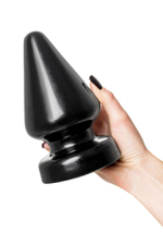 Черная анальная втулка Draco ? - 18 см.