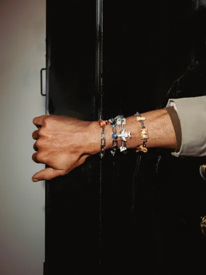 Браслет Poubel Bracelet Links в серебре