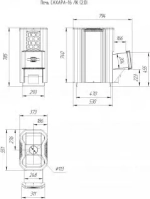 Печь для бани Сахара-16 ЛРК (2.0)
