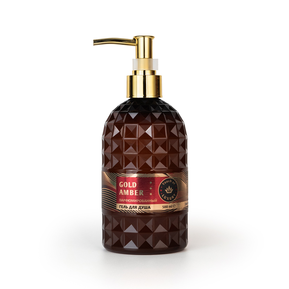 Гель для душа парфюмированный Touch of Luxury "Gold Amber", 500 мл