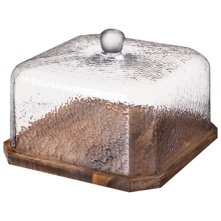 БЛЮДО СЕРВИРОВОЧНОЕ "AQUA" С КРЫШКОЙ ДИАМЕТР 24,5 СМ ВЫСОТА 17 СМ