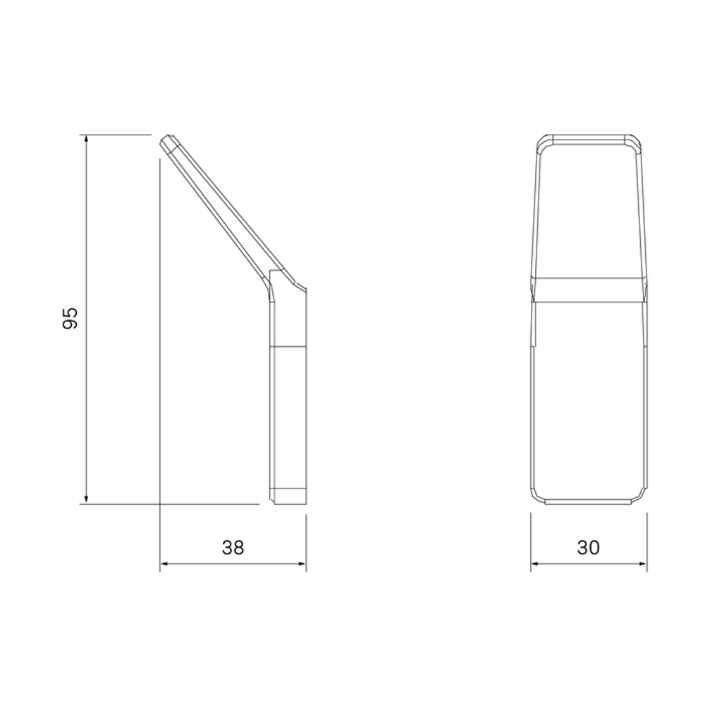 Крючок одинарный IDDIS Slide, белый матовый, SLIWT10i41