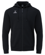 Худи на молнии ESSENTIAL Cotton Zip Hoodie, черный