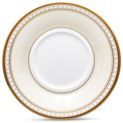 Блюдце для чашки чайной 15см Noritake Трефолио с золотым кантом