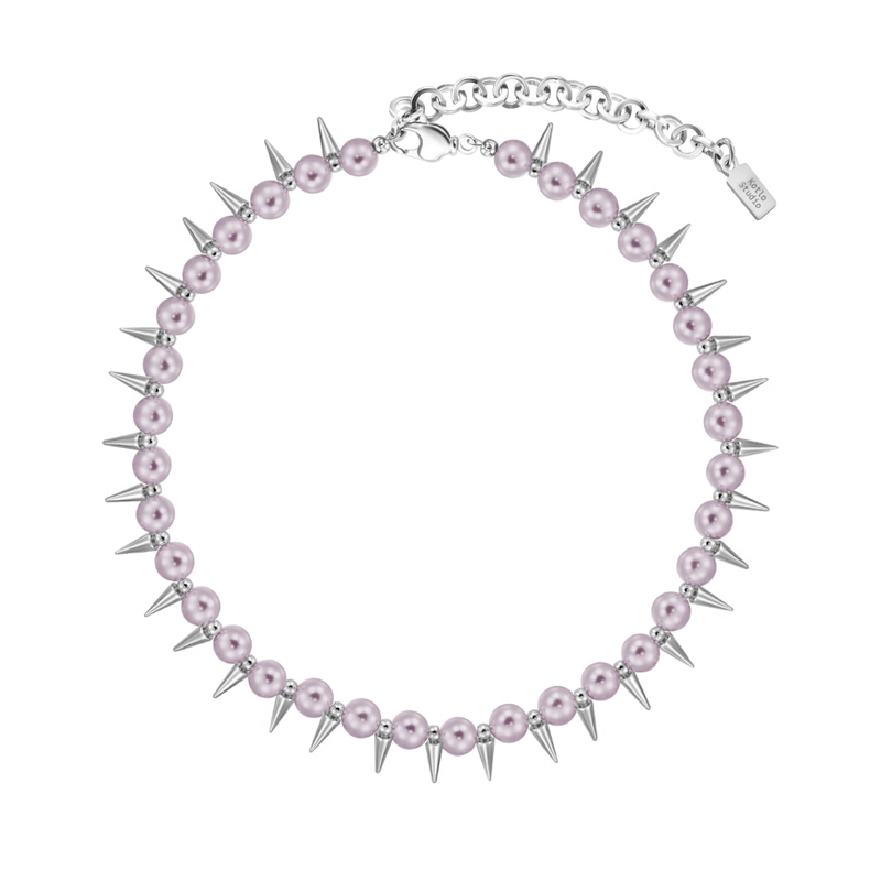 Колье Панки живы! (сиреневый)