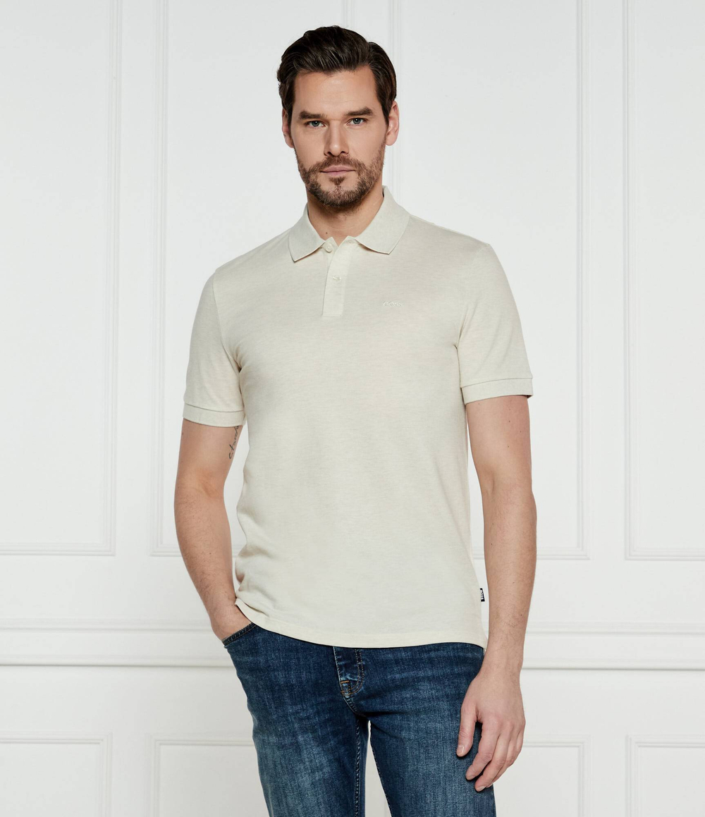 Поло Pallas BOSS BLACK - бежевый(50468362)