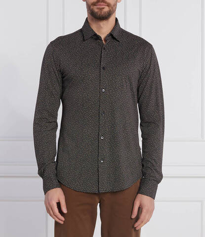 рубашка roan_f BOSS BLACK - коричневый(50483978)