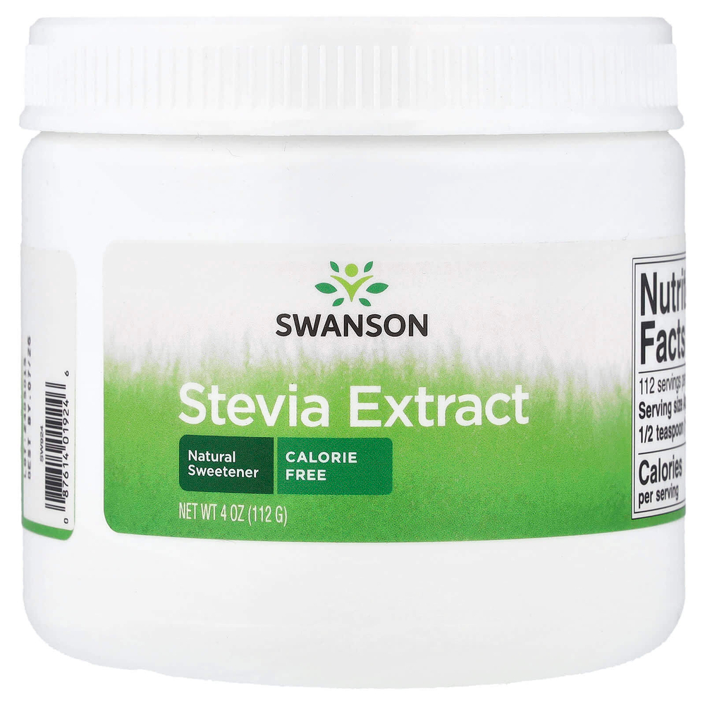 Swanson, Экстракт стевии, 112 г (4 унции)