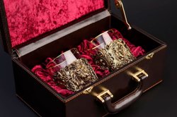 Набор стаканов для виски "Лев" 2 шт.