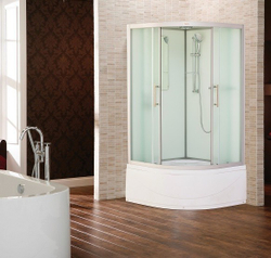 Душевая кабина Esbano (Эсбано) EST-110CRB, с высоким поддоном, 110х110х210