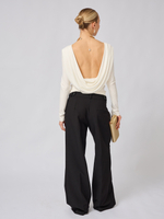 Брюки широкие с защипами