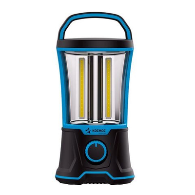 Фонарь кемп, встр акк, Космос, Premium, зар от сети авто, зар отUSB, пластик, 4х3W LED,4V,2Ah,12Вт,