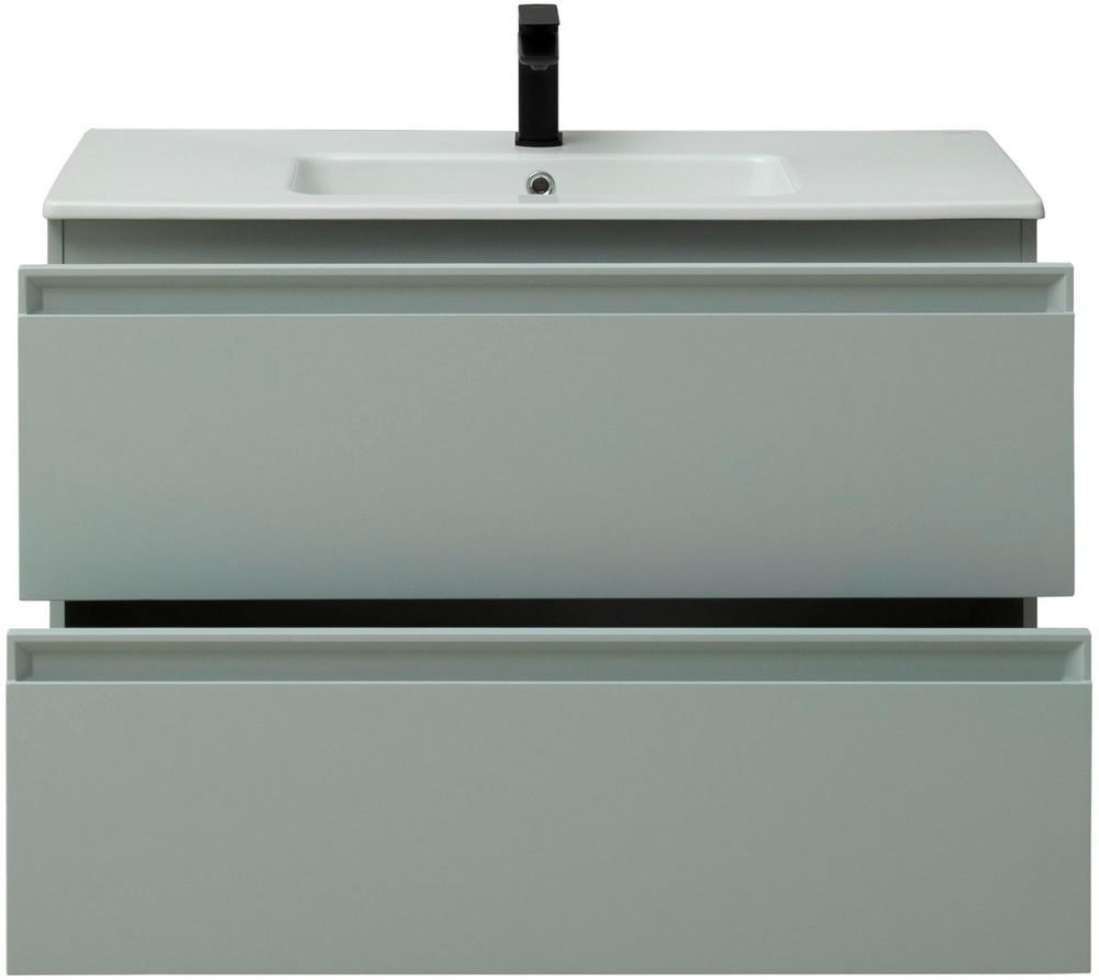 Тумба с раковиной Allen Brau Eclipse 1.E1003.PWM 100 рapyrus white matt