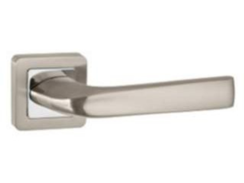 Ручки дверные SATURN QR  SN/CP-3 матовый никель/хром