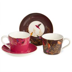 КОФЕЙНЫЙ НАБОР LEFARD "GOLDEN BIRDS" НА 2 ПЕР. 4 ПР. 120 МЛ (КОР=12НАБ.)