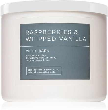 Bath & Body Works Raspberries & Whipped Vanilla - ароматическая свеча /   411  g  / GTIN 667556246612