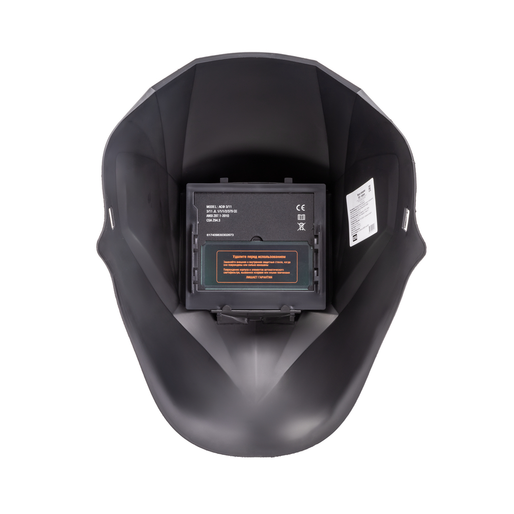 FOX черная  (ф-р АСФ 3/11 без рег) маска сварщика без коробки