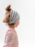 Косынка трикотажная ЧИЛИ (Молочно-Серая полоска)