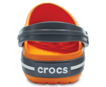 Сабо крокс детские Crocband Blazing Orange Slate Grey