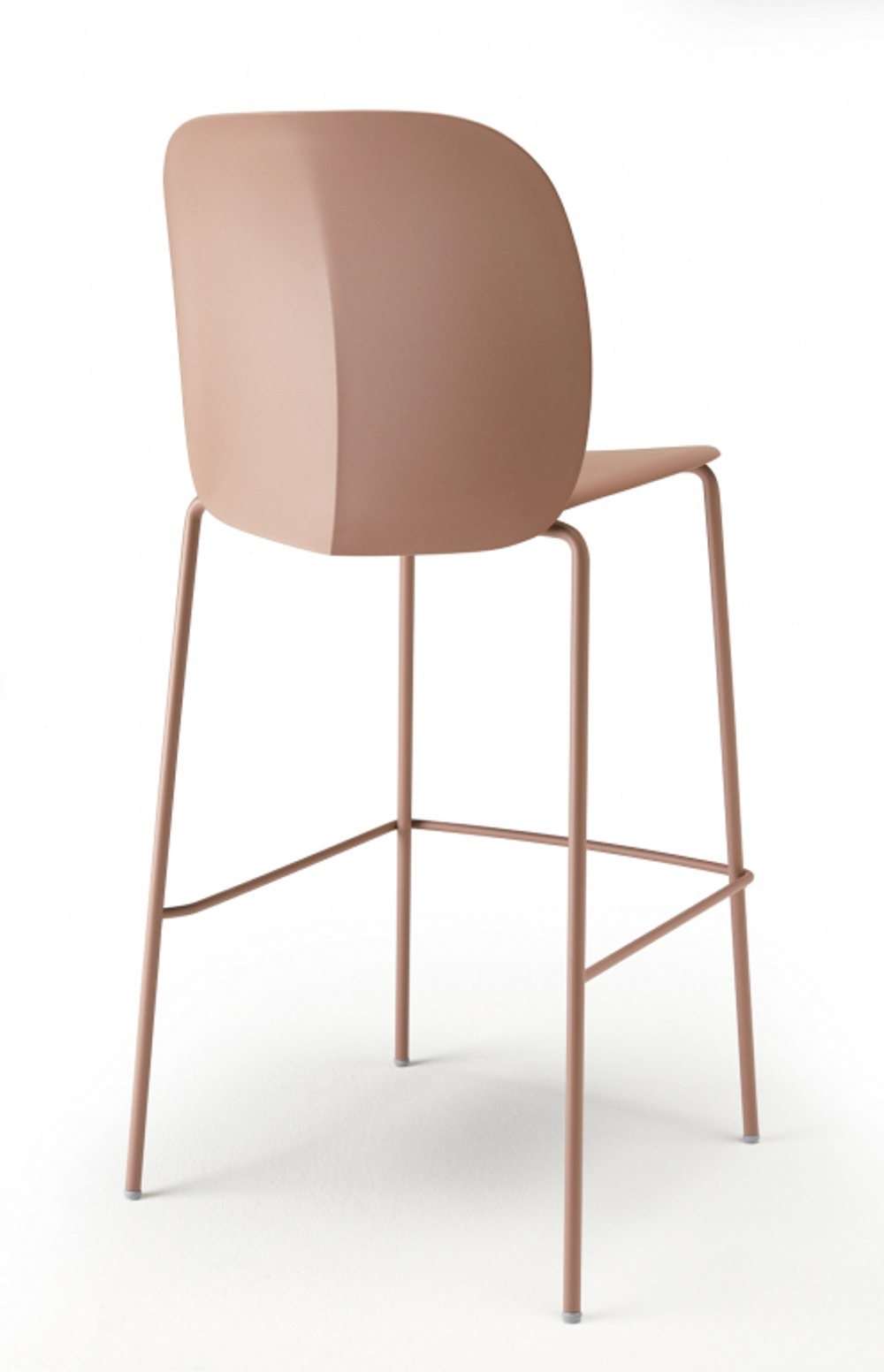 Стул пластиковый полубарный Mentha Go Green