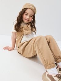 Джоггеры оверсайз "Мускатный орех" с карманами