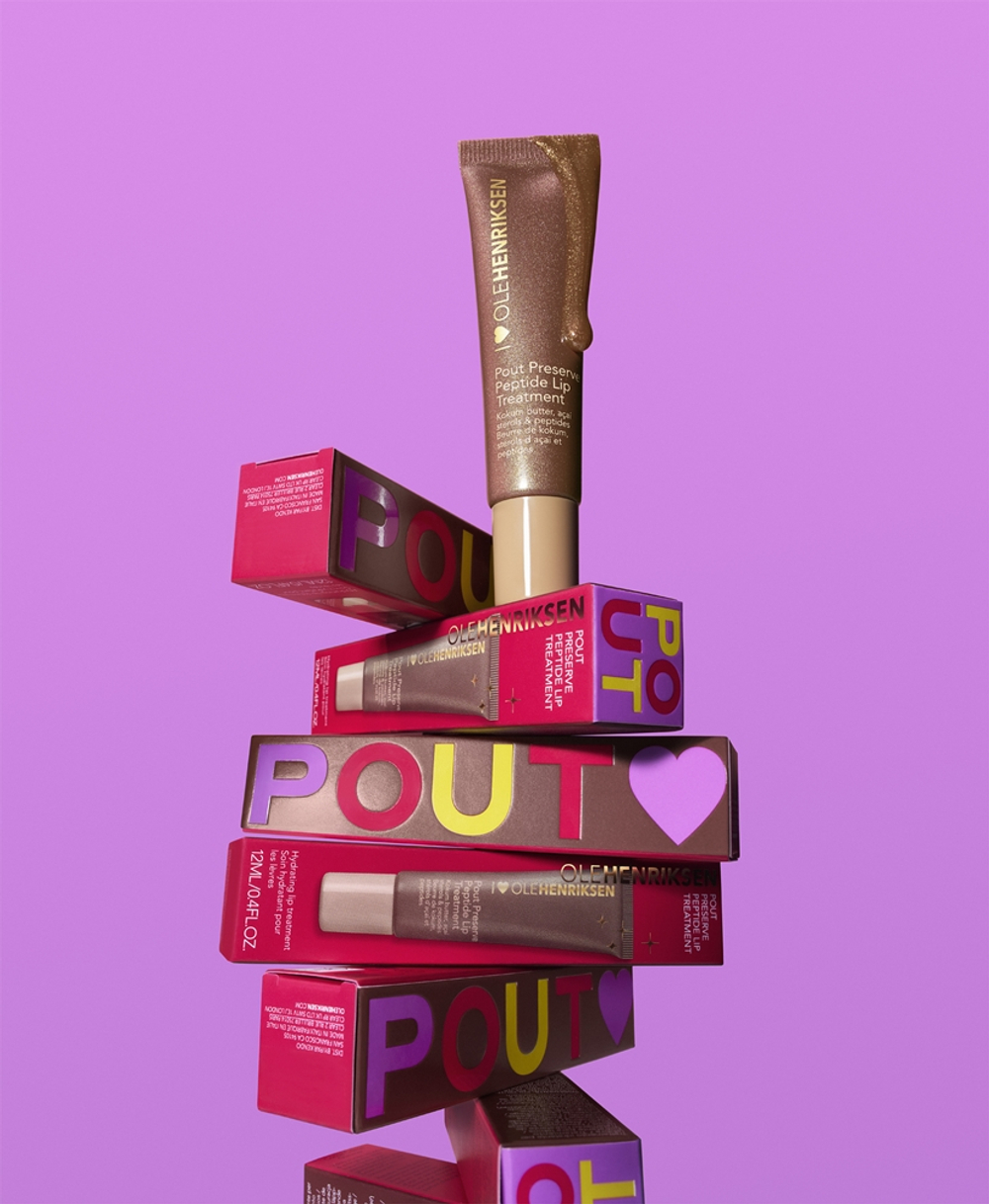 OLEHENRIKSEN Pout Preserve Peptide Lip Treatment - Увлажняющий блеск для губ оттенок Cocoa Crème Glimmer, 12 ml